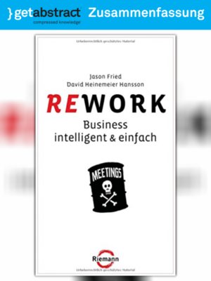 cover image of Rework (Zusammenfassung)